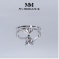 Amora - Sydämenmuotoinen moissaniittisolitairesormus | My Moissanite