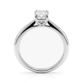 Elysium - Smaragdihiontainen moissaniittisolitairesormus | My Moissanite