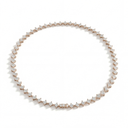 Pentara - Moissaniittitenniskaulakoru pavé-istutuksella