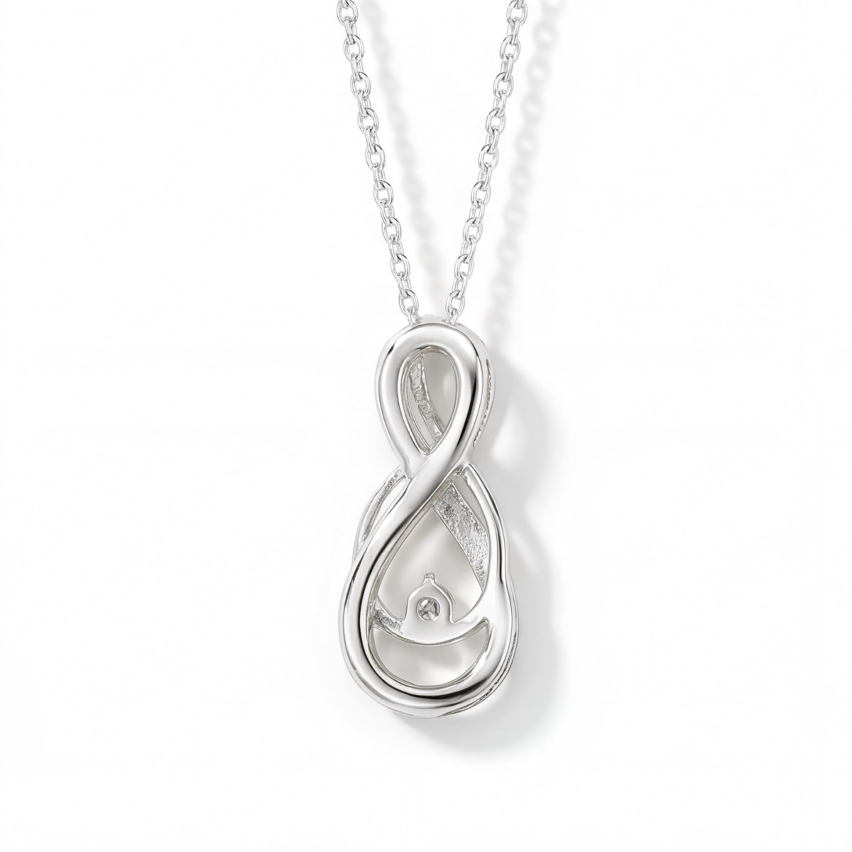 Infinity - Kierteinen pavé-moissaniittiriipus